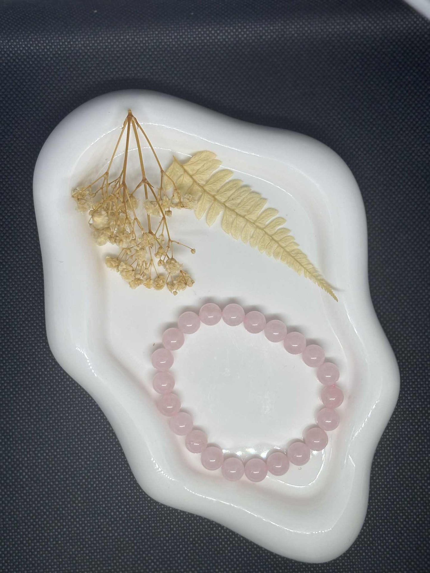 Bracelet en Quartz Rose – Amour & Douceur