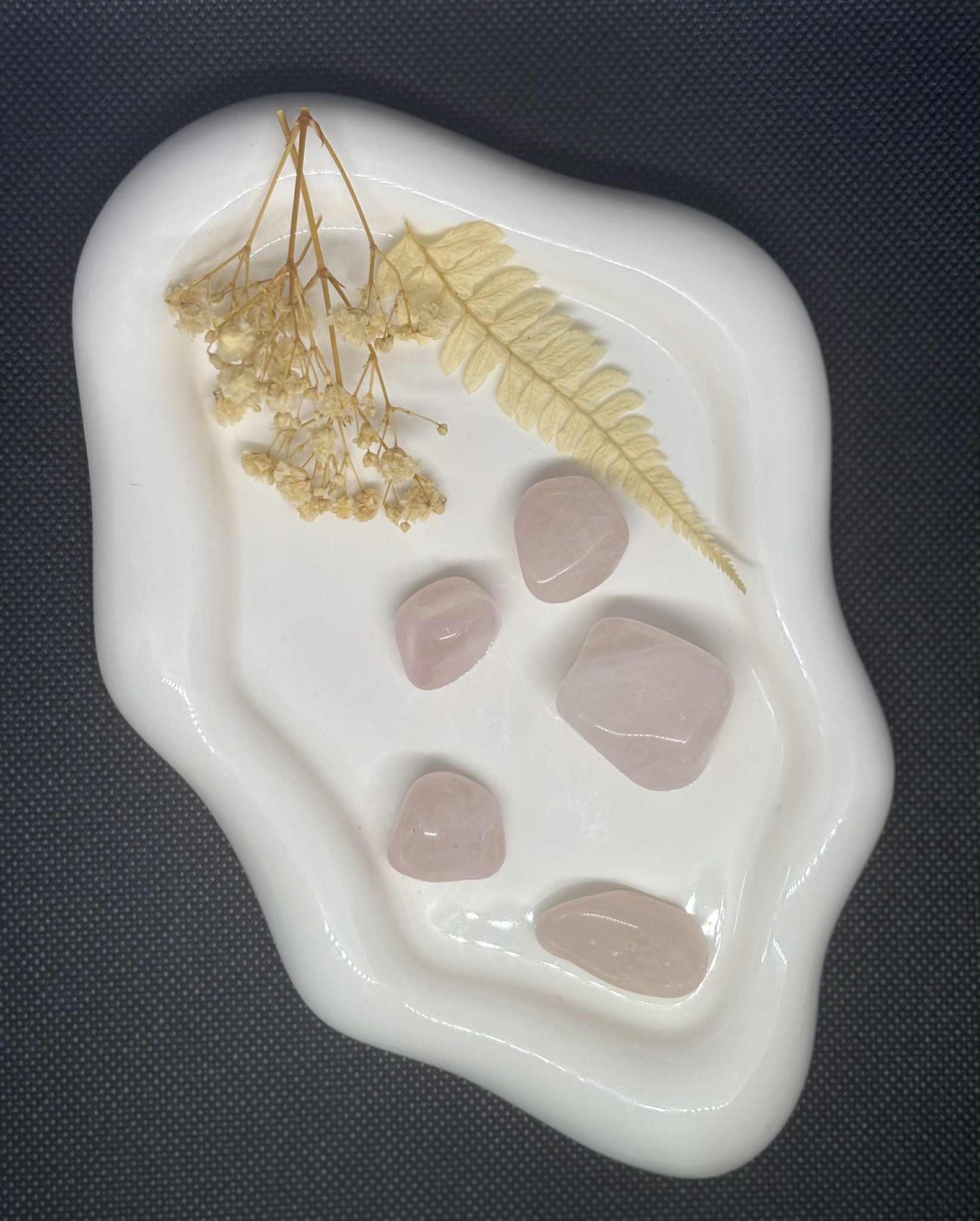 Pierre Roulée Quartz Rose – Douceur & Amour