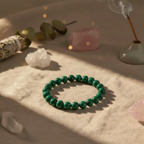 Bracelet en Malachite